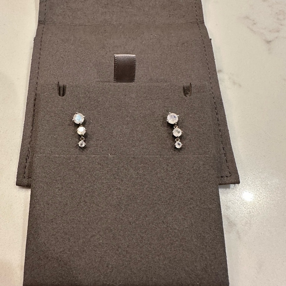 Kendra Scott Silver Drop Earrings